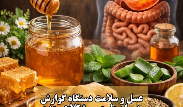 یک کاسه چوبی پر از عسل طبیعی به همراه قاشق چوبی و چند تکه شاخه دارچین در کنار آن